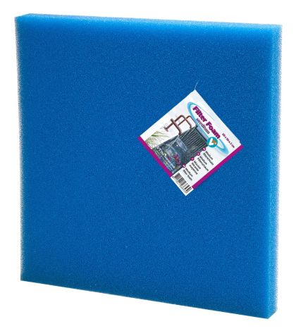 Filter schuim 50x50x2 blauw