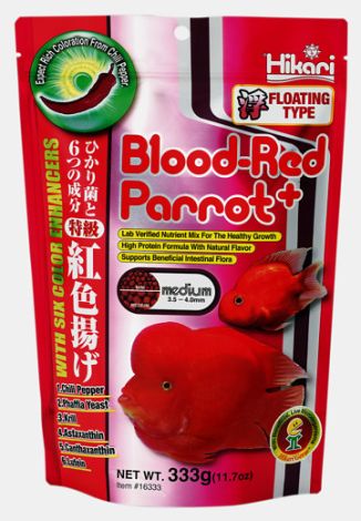 Hikari blood red parrot medium
