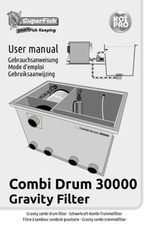 KOI PRO COMBI DRUM 30.000 GRAVITY GEVOED