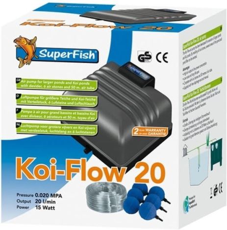 Koi flow 20 beluchting set.