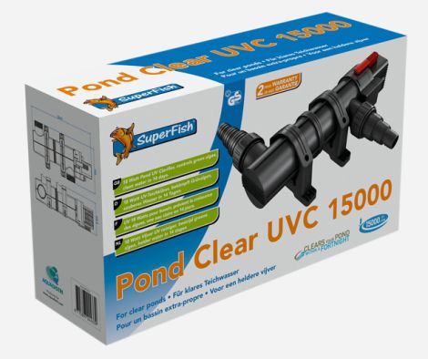 SF Pond clear uv-c 18 watt 15000