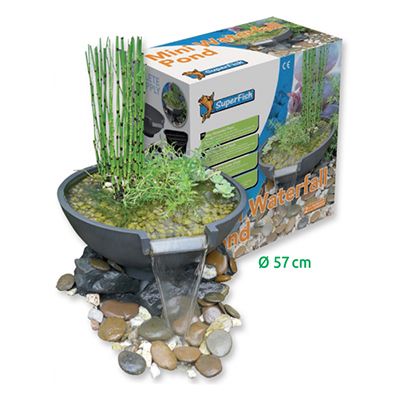 Mini waterfall pond