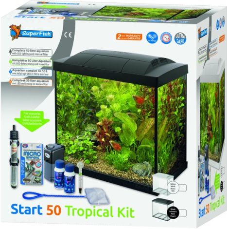 superfish start 50 tropical kit zwart