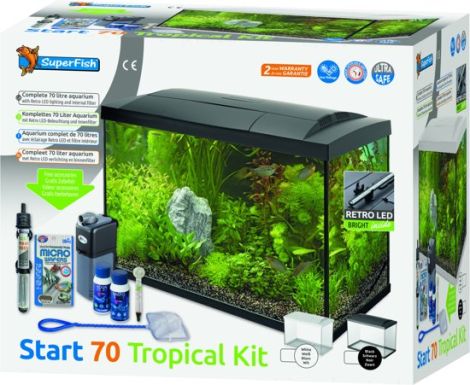 superfish start 70 tropical kit zwart