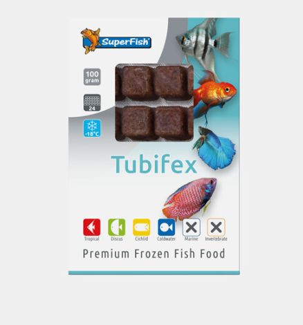 Superfish tubifex premium frozen fish food
